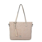 Bolso shopper de rafia Dirmania